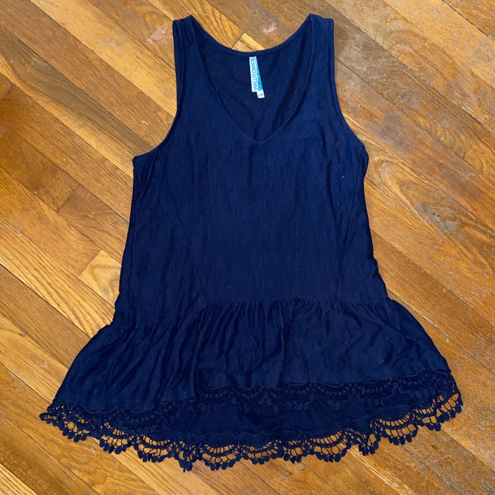 Navy tank top